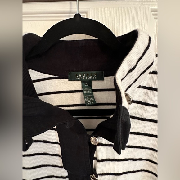 Ralph Lauren Nautical Button Up Pull Over Sweater - Picture 3 of 7